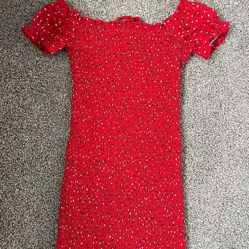 Red Princess Polly Mini Dress - Picture 7 of 7